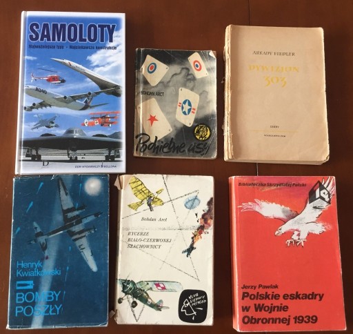 Zdjęcie oferty: 6x książek: Polskie Eskadry 1939, Bohdan Arct