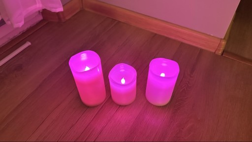 Zdjęcie oferty: Zestaw 3 świec LED sterowanych pilotem