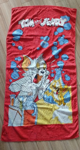 Zdjęcie oferty: Ręcznik plażowy Tom & Jerry 70x140 CM