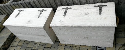 Zdjęcie oferty: Skrzynia rustykalna, siedzisko,kufer, ławka, biała