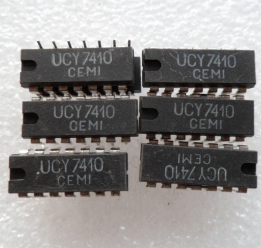 Zdjęcie oferty: UCY7410 MH7410 = SN7410  3 3-wejściowe bramki NAND