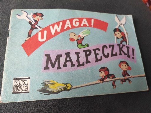 Zdjęcie oferty: Książka uwaga małpeczki 1989 rok