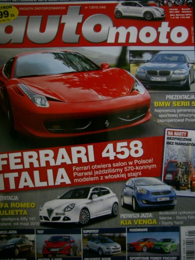 Zdjęcie oferty: AUTO MOTO- miesięcznik z 2010 r- 8 numerów