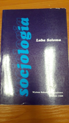 Zdjęcie oferty: Socjologia Sołoma