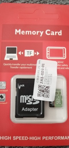 Zdjęcie oferty: Karta pamięci micro sd 512 gb 