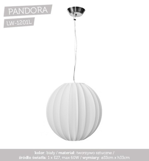 Zdjęcie oferty: Lampa wisząca PANDORA