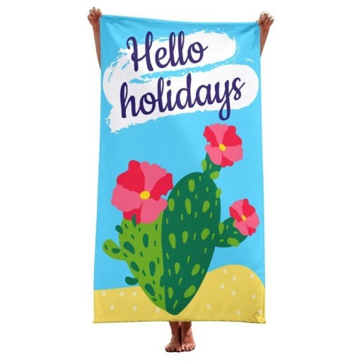 Zdjęcie oferty: Ręcznik plażowy prostokątny HELLO HOLIDAYS 150x70
