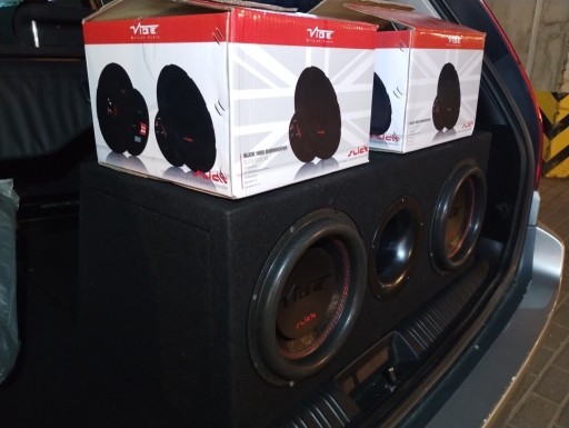 Zdjęcie oferty: Subwoofer 2x Vibe Slick 10 w obudowie MDF Basston (1000 W RMS) 