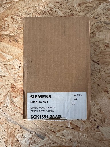 Zdjęcie oferty: Nowa karta Siemens 6GK1551-2AA00 CP5512