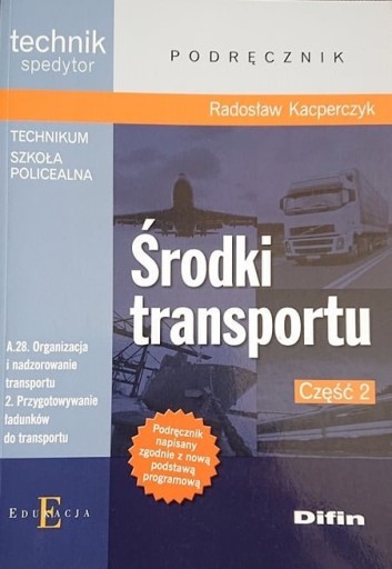 Zdjęcie oferty: Środki transportu cz. 2