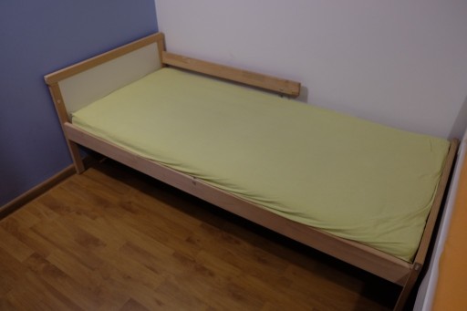 Zdjęcie oferty: ŁÓŻKO BUKOWE IKEA SNIGLAR 160x70 + MATERAC KOŁDRA