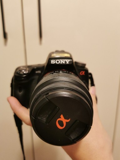 Zdjęcie oferty: Lustrzanka aparat Sony Alfa a55 obiektyw 18-55