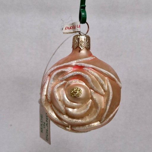 Zdjęcie oferty: Róża - szklana bombka kolekcjonerska