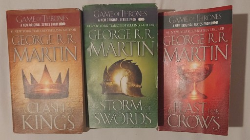 Zdjęcie oferty: A Song of Ice and Fire, 2, 3, 4, George R. R. Martin