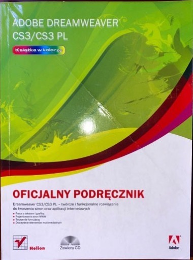 Zdjęcie oferty: Adobe Dreamweaver CS3/CS3 PL. Oficjalny podręcznik