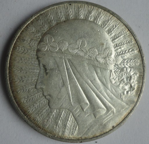 Zdjęcie oferty: 10 ZŁOTYCH 1932 SREBRO ZZM