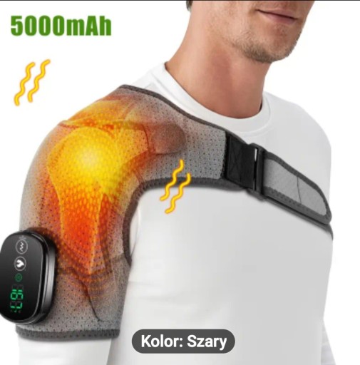 Zdjęcie oferty: Podgrzewana Opaska na Ramię z Masażem 