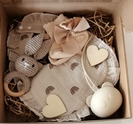 Zdjęcie oferty: zestaw giftbox dla dziewczynki babyshower prezent
