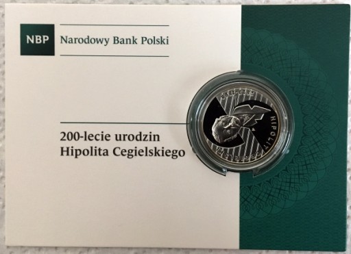 Zdjęcie oferty: Moneta 200-lecie urodzin Hipolita Cegielskiego