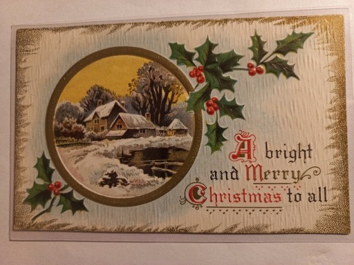 Zdjęcie oferty: USA początek XX wieku Boże Narodzenie 