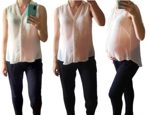 Zdjęcie oferty: Biała koszula ciążowa bez rękawów H&M roz.36/S