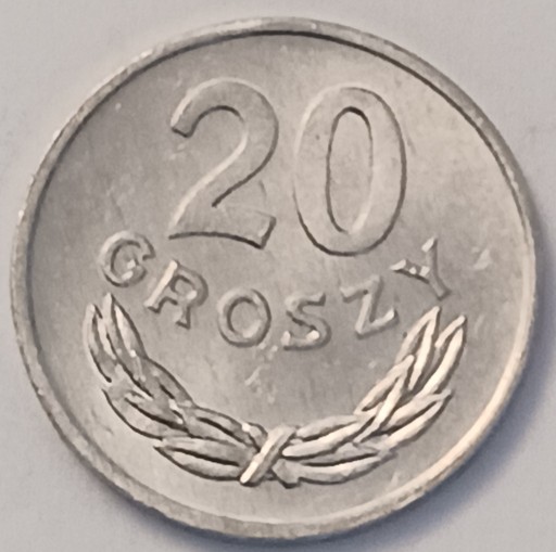 Zdjęcie oferty: 20 gr groszy 1985 r. mennicza