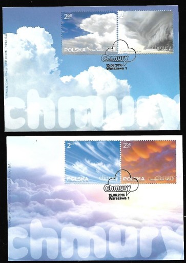 Zdjęcie oferty: Chmury FDC Fi 4691-4694