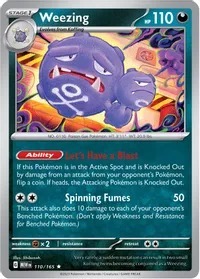 Zdjęcie oferty: Weezing 151 MEW 110 / 165 Holo