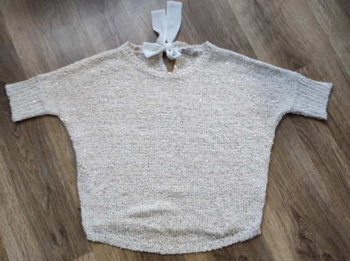 Zdjęcie oferty: Orsay sweterek z cekinami krótki rękaw S M 