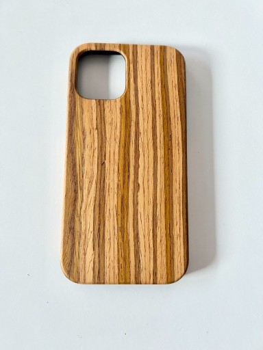Zdjęcie oferty: Nowe Etui iphone 12 elastyczny wzór drewniany 