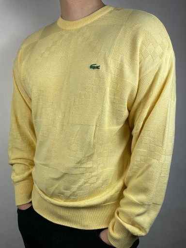 Zdjęcie oferty: Sweter Vintage XL Lacoste żółty