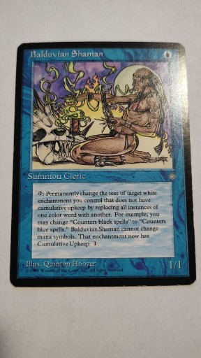 Zdjęcie oferty: MAGIC the Gathering Balduvian Shaman 1995 r.