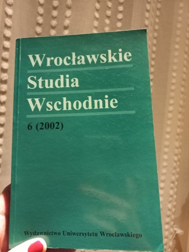 Zdjęcie oferty: Wrocławskie studia wschodnie 6 (2002)