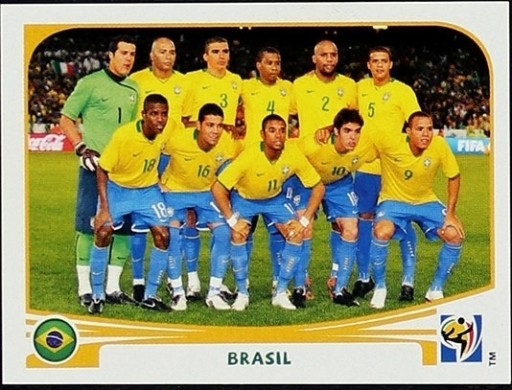 Zdjęcie oferty: 486 Brasil Team 2010 Panini World Cup