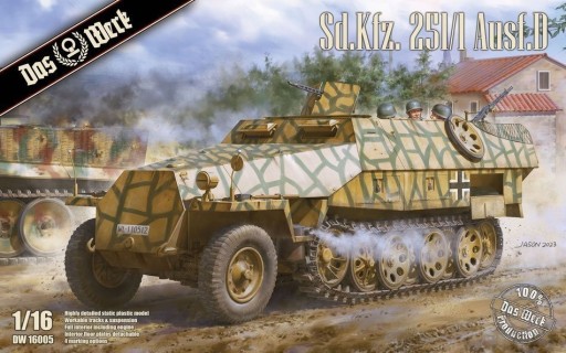 Zdjęcie oferty: Das Werk DW16005 Sd. Kfz. 251/1 Ausf.D 1/16