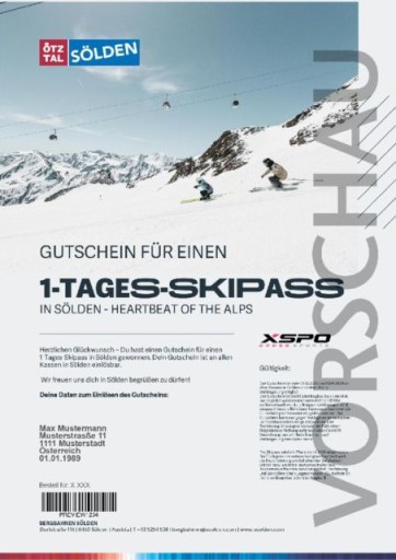 Zdjęcie oferty: Karnet narciarski 1-dniowy, Solden, Austria