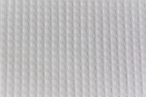 Zdjęcie oferty: Szeroka tkanina lniana Wafel biały szer. 260cm