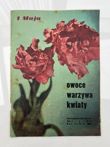 Zdjęcie oferty: Czasopismo owoce warzywa kwiaty nr 9/1965