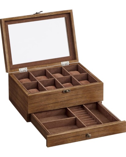 Zdjęcie oferty: Drewniane pudełko na zegarki, szkatułka, etui