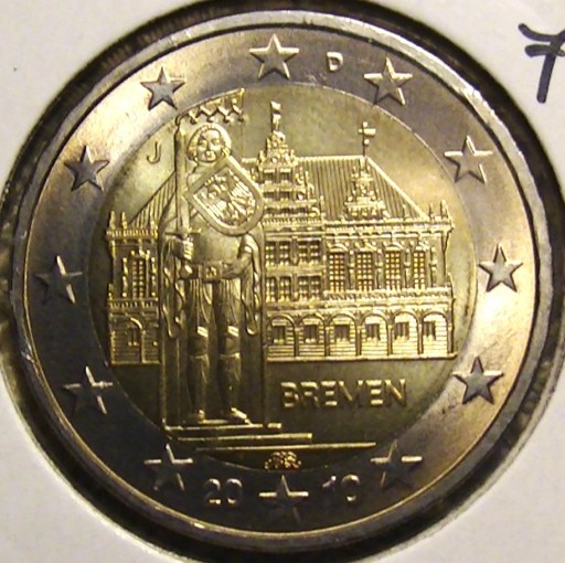 Zdjęcie oferty: 2 EURO NIEMCY BREMEN 2010 D