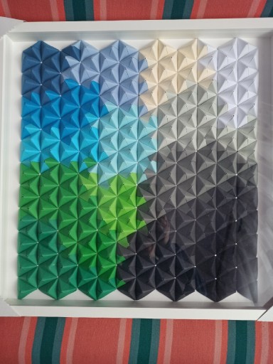 Zdjęcie oferty: Obraz origami 50x50