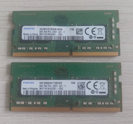 Zdjęcie oferty: Pamięć RAM DDR4 PC4 SAMSUNG 2x8GB 16GB 2400