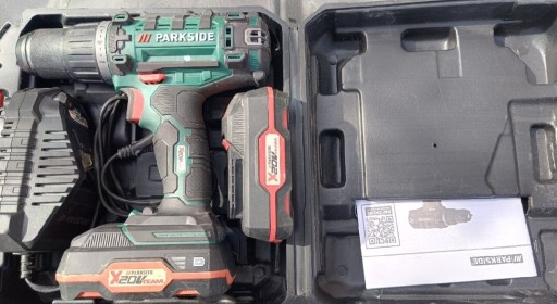 Zdjęcie oferty: Parkside Wiertarko-Wkrętarka G8-20V 2x Aku+ Ład