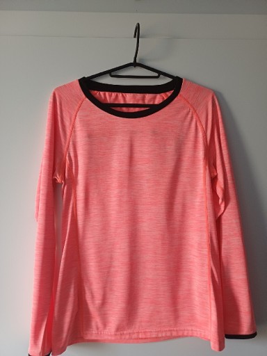 Zdjęcie oferty: H&M, Pomarańczowa koszulka sportowa z wycięciem na plecach, rozmiar M