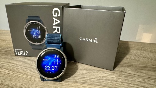 Zdjęcie oferty: Zegarek Garmin-Venu 2-NIEBIESKI Stan BDB +GRATISY