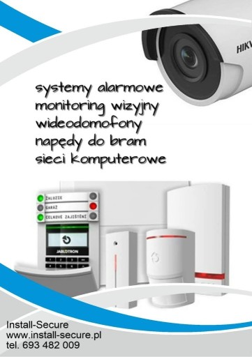 Zdjęcie oferty: Alarmy, Monitoring, kamery, wideodomofony Łańcut