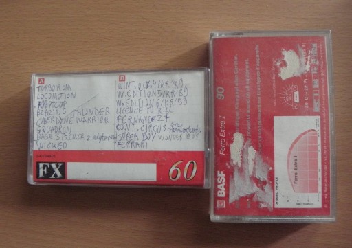 Zdjęcie oferty: 2 kasety gry do COMMODORE 64 (Sony + Basf 90)