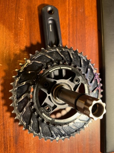 Zdjęcie oferty: Korba gravelowa Rotor 48/31 172,5mm, z trenażera