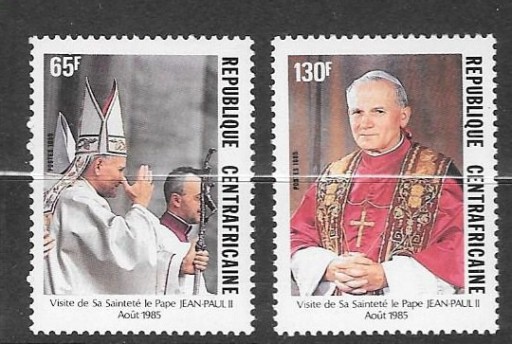 Zdjęcie oferty: Jan Paweł II,Afryka Centralna,wizyta,