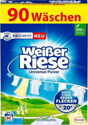 Zdjęcie oferty: Proszek do prania Weiber Riese Uni 4,5 kg DE
